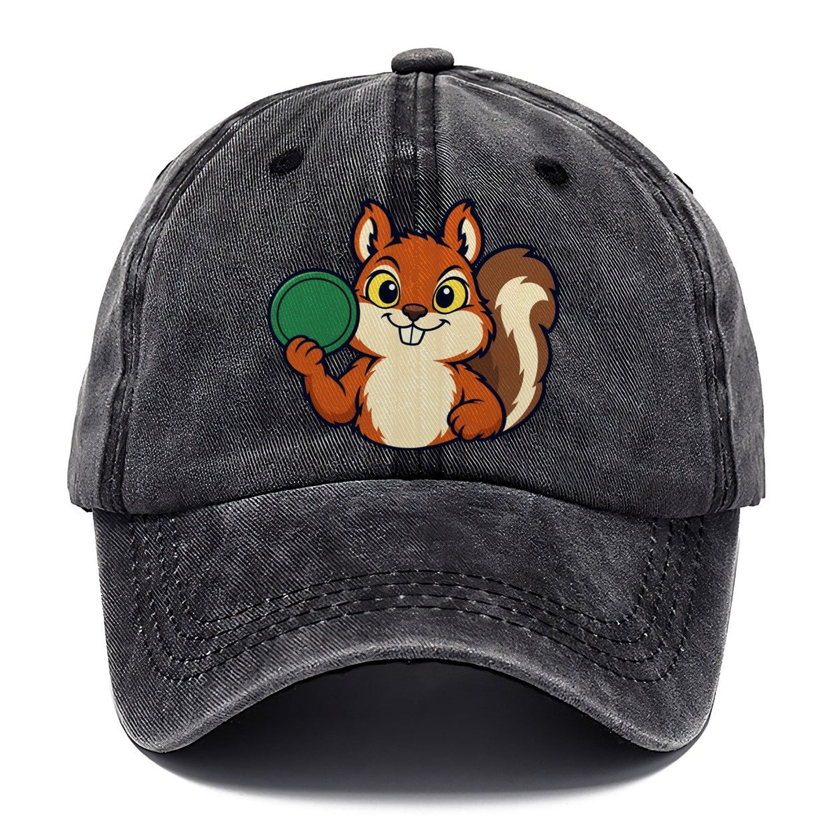 Course Squirrel Disc Golf Classic Cap – Graphite