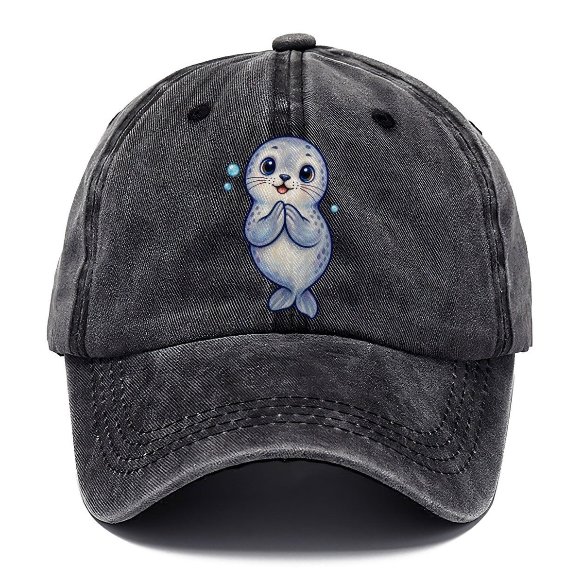 Seal Front Clap Sea Sprite Classic Cap – Graphite