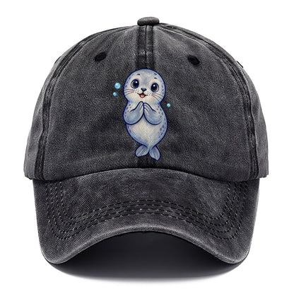 Seal Front Clap Sea Sprite Classic Cap – Graphite