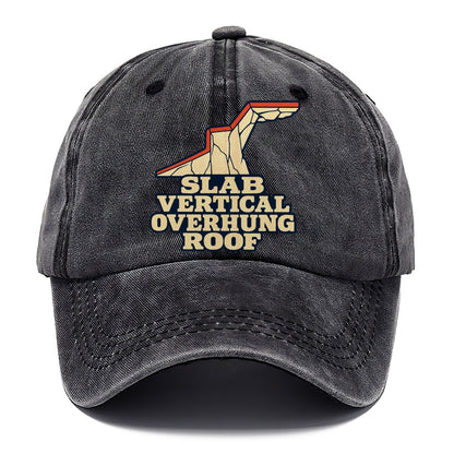Wall Angle Words Rock Climbing Classic Cap – Graphite