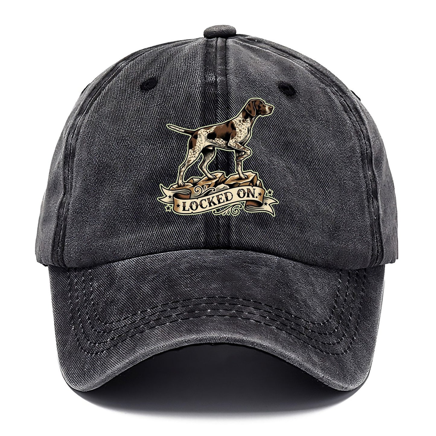 Locked On Dog Classic Cap – Graphite