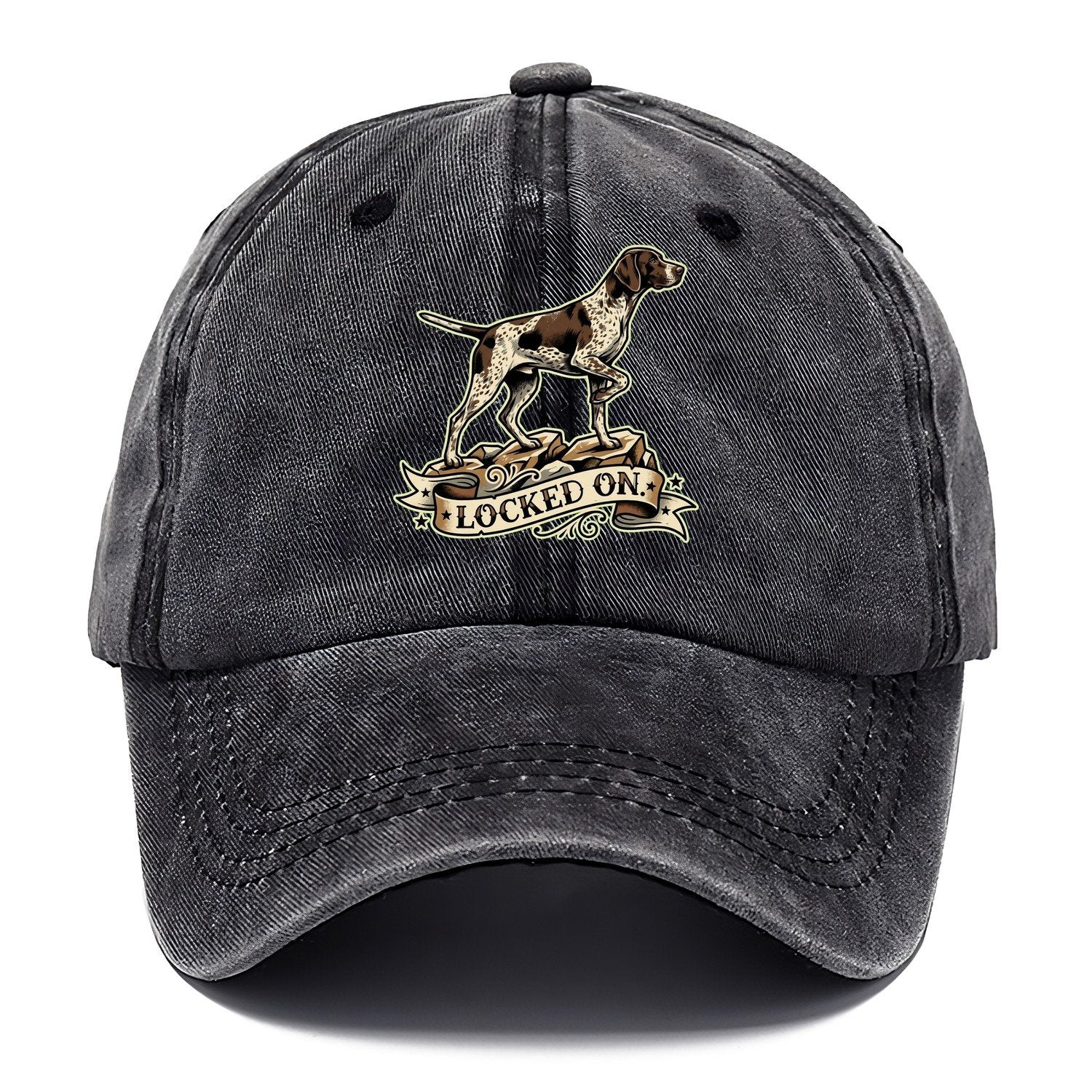 Locked On Dog Classic Cap – Graphite