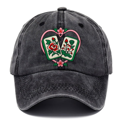 Lucky Pair Mahjong Game Night Classic Cap – Graphite