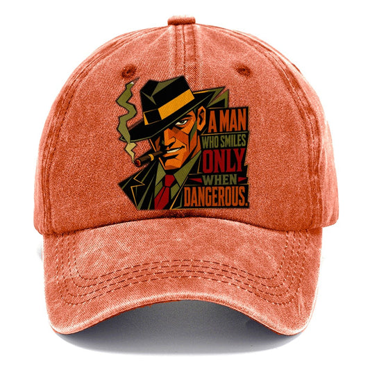 Gangster Portrait Classic Cap – Terracotta Clay