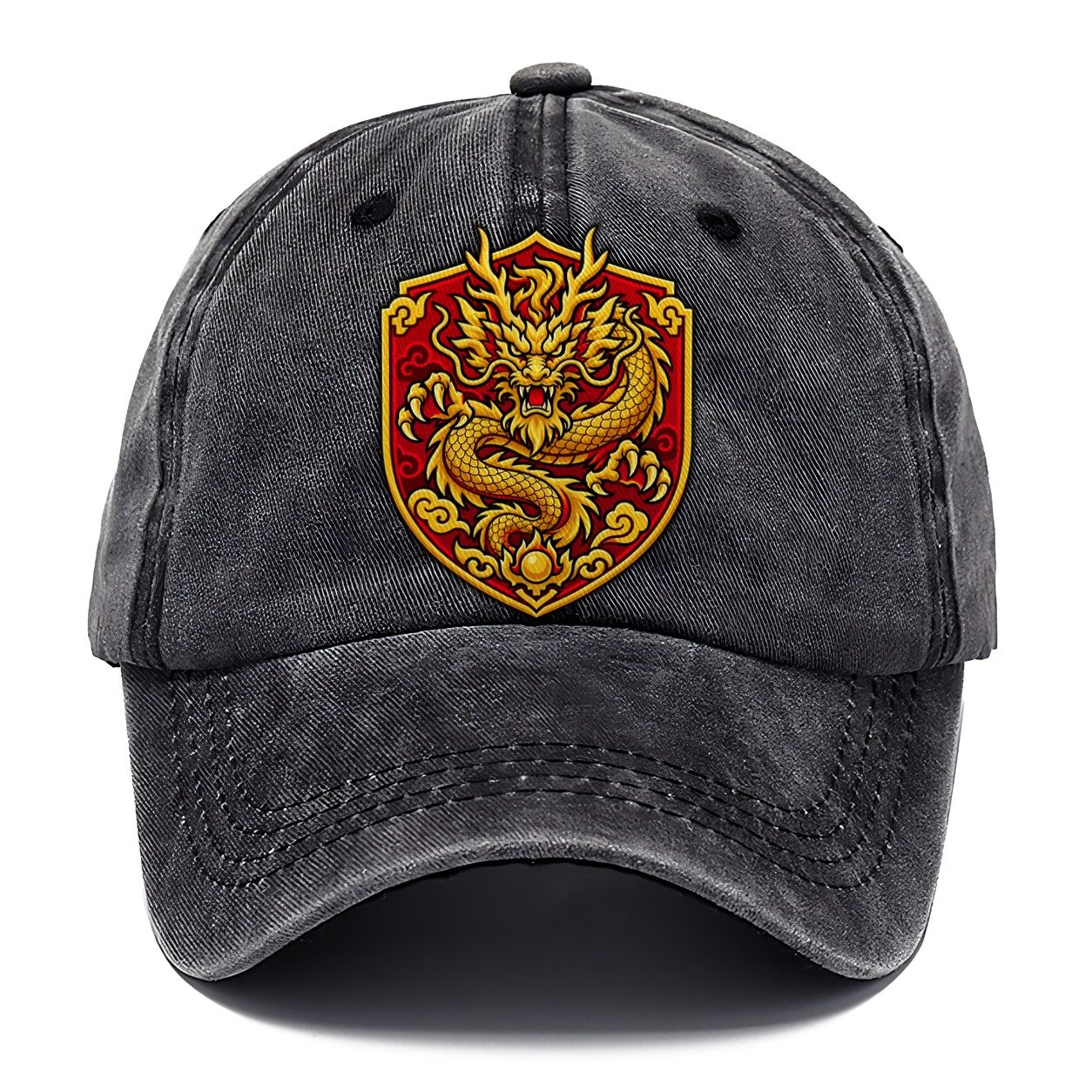 China Minimal Emblem Country Logos Classic Cap – Graphite