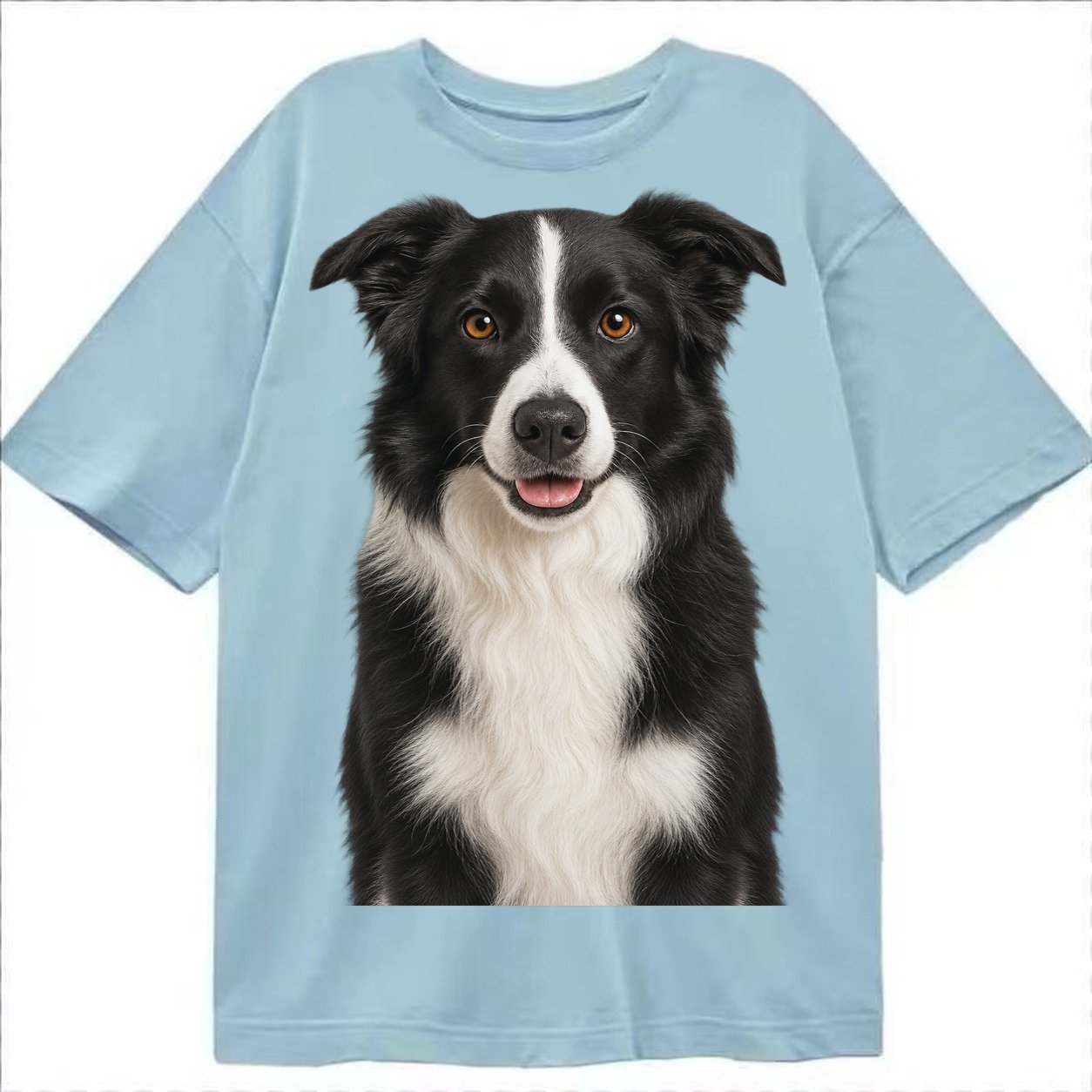 Border Collie Intelligent Companion Classic T-shirt – Light Blue