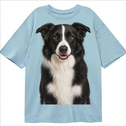 Border Collie Intelligent Companion Classic T-shirt – Light Blue