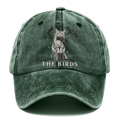 The Birds Short Version Cats Classic Cap – Forest Mist