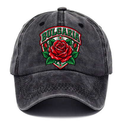Bulgaria Retro Badge Country Logos Classic Cap – Graphite