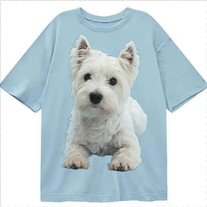 West Highland White Terrier Classic T-shirt – Light Blue