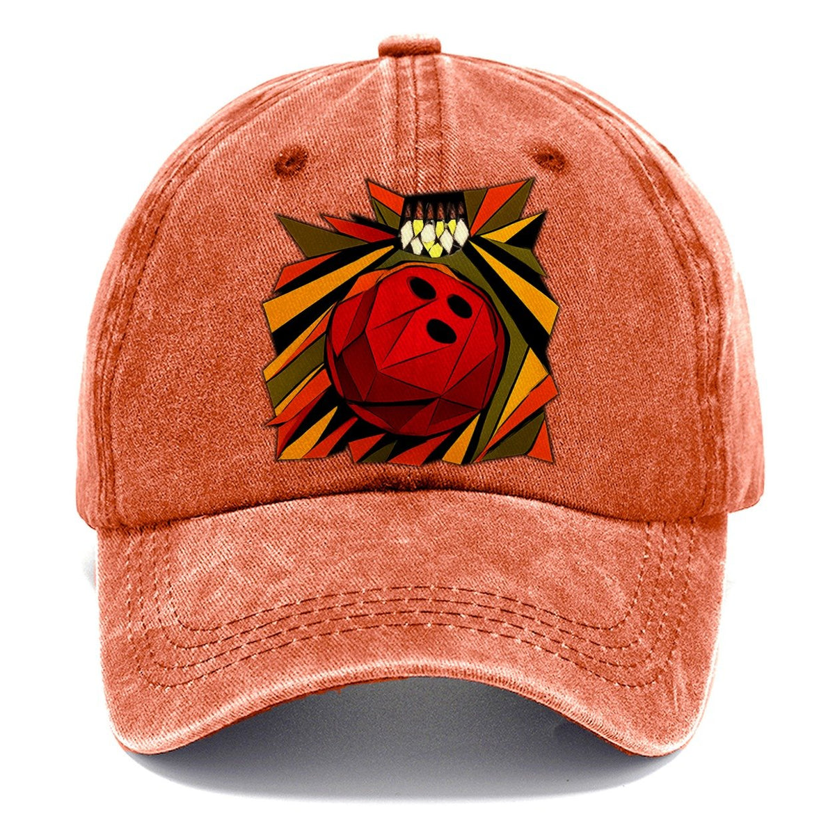 Bowling Ball Lane Roll Classic Cap – Terracotta Clay