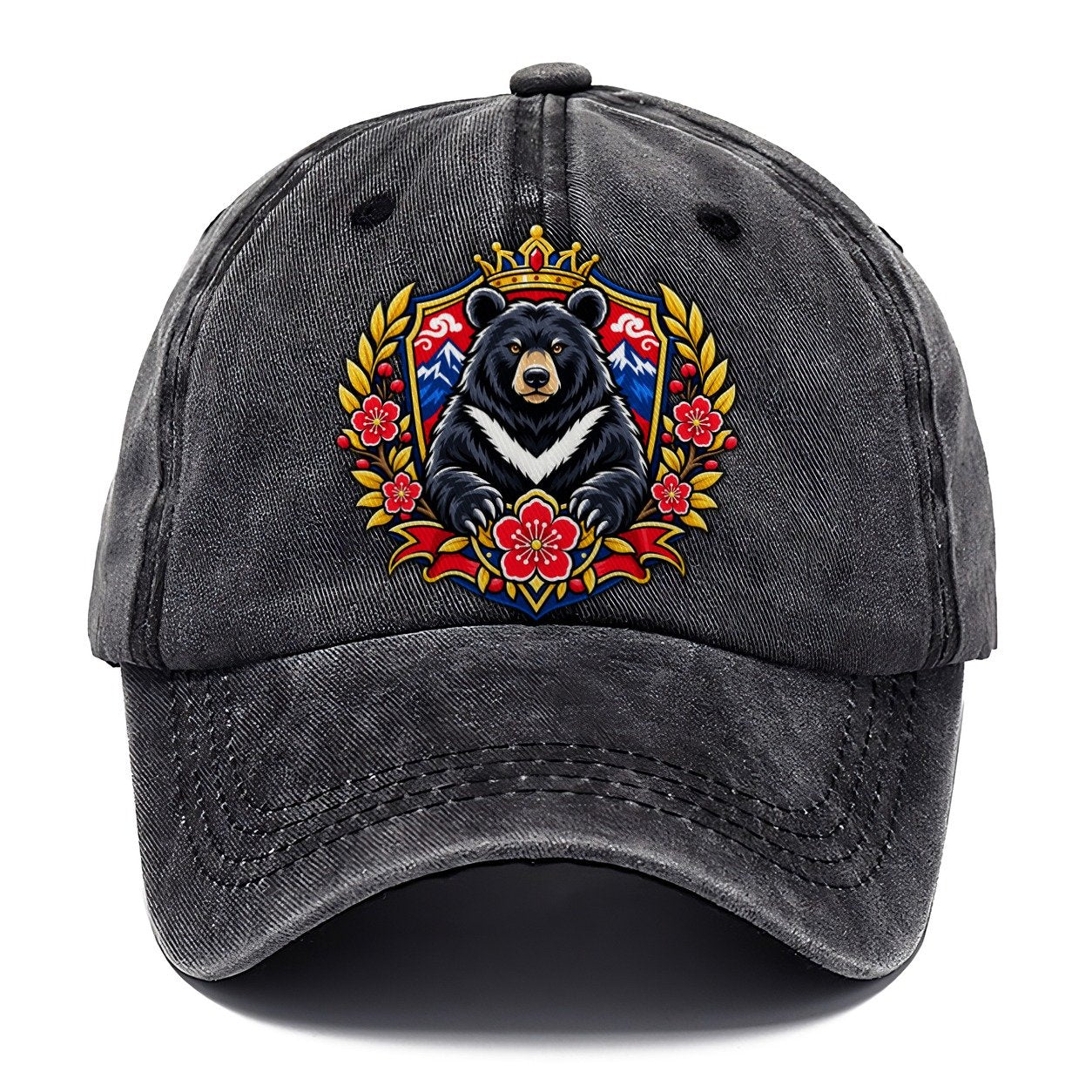Taiwan Heraldic Crest Country Logos Classic Cap – Graphite