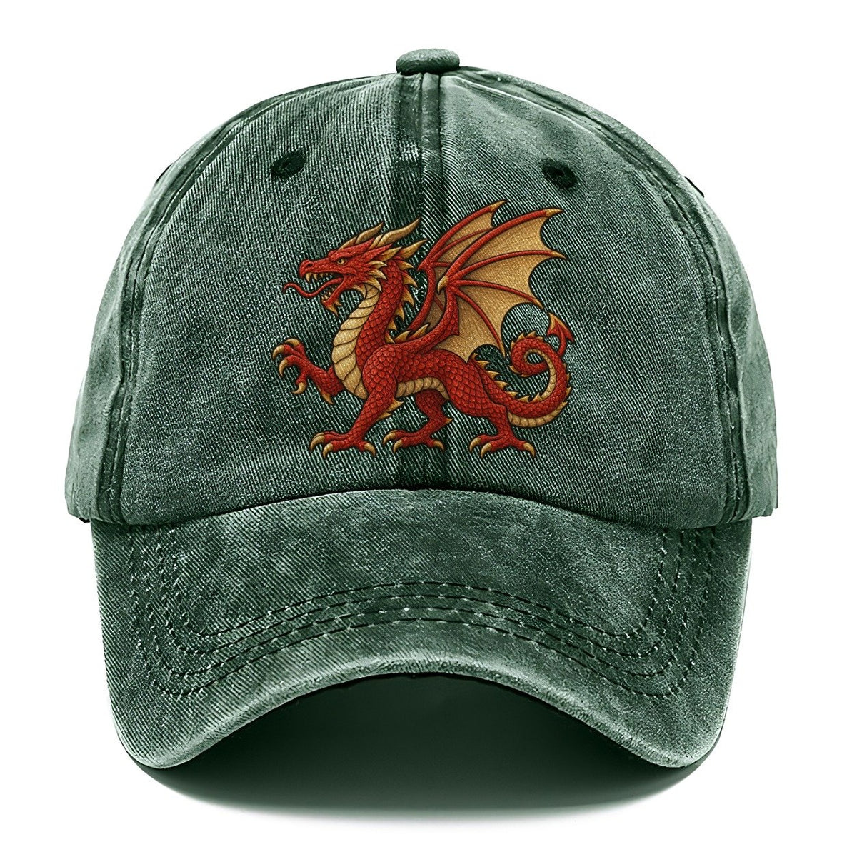 Welsh Dragon Classic Cap – Forest Mist