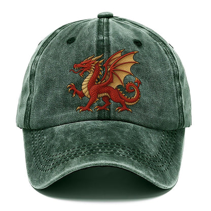 Welsh Dragon Classic Cap – Forest Mist