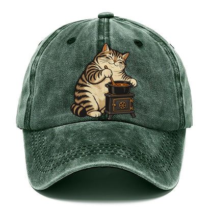 Cat Camp Cook Sundown Familiars Classic Cap – Forest Mist
