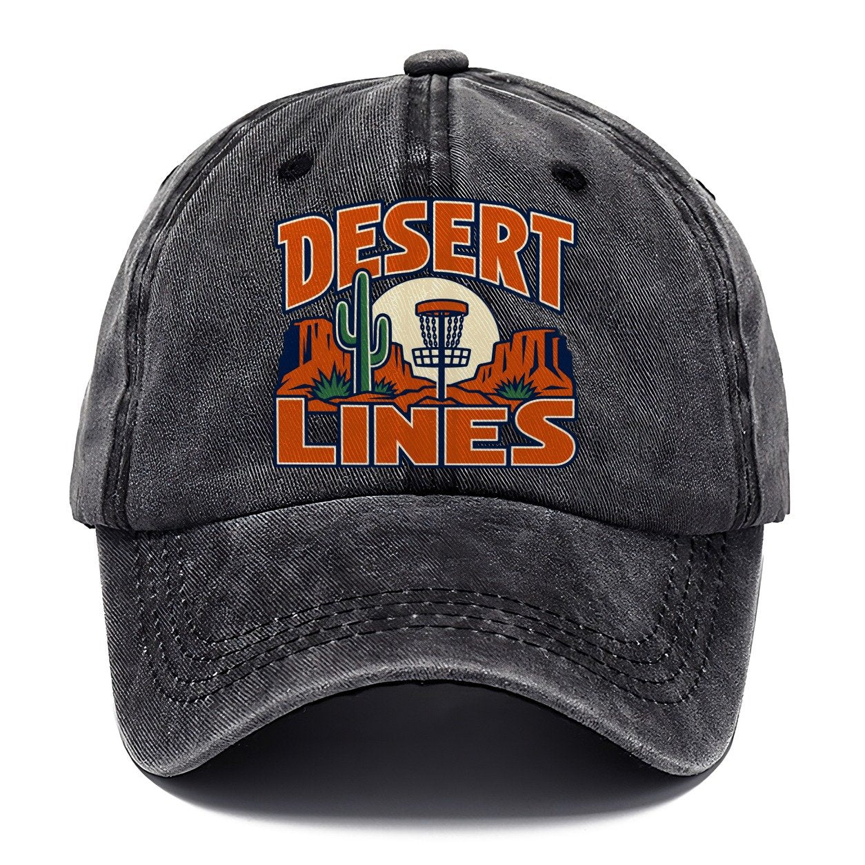 Desert Lines Disc Golf Classic Cap – Graphite