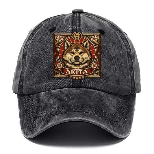 Inked Akita Classic Cap – Graphite