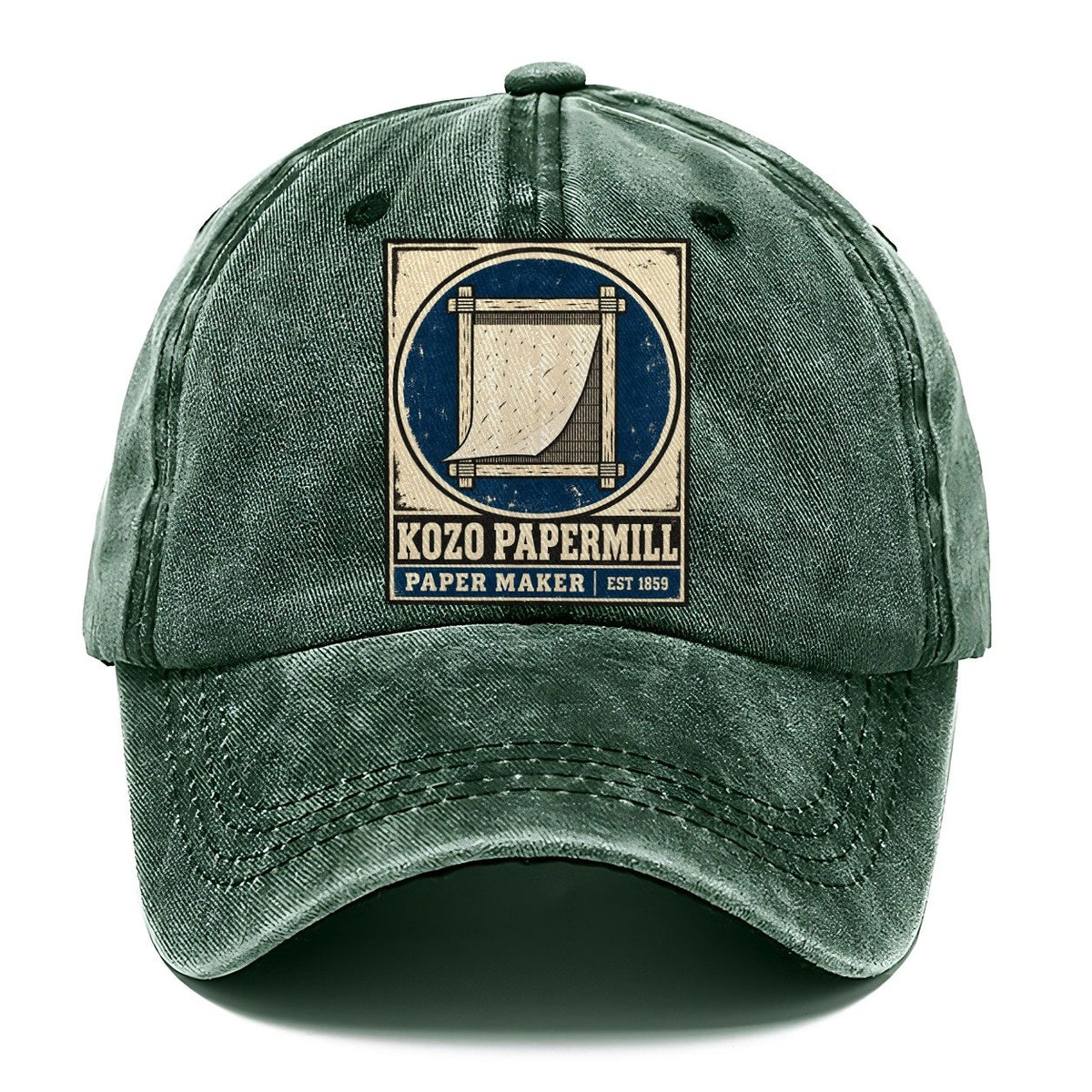 Kozo Paper Mill Noren Trade Co Classic Cap – Forest Mist