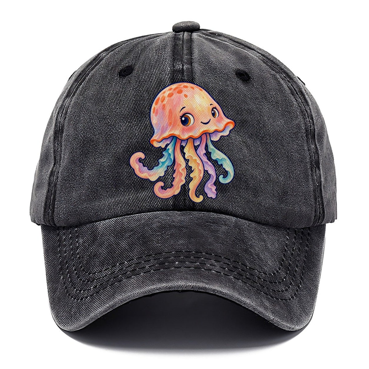 Jellyfish Bell Tilt Sea Sprite Classic Cap – Graphite