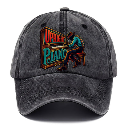Upright Piano Wordmark Music Instruments Classic Cap – Graphite