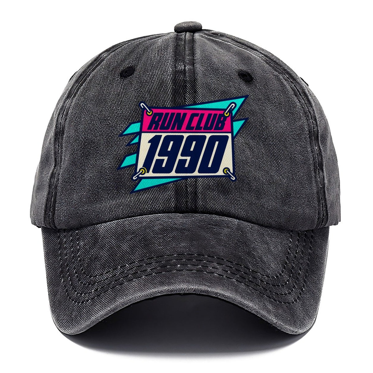 Race Bib 1990 Run Club 90S Running Clubs Classic Cap – Graphite