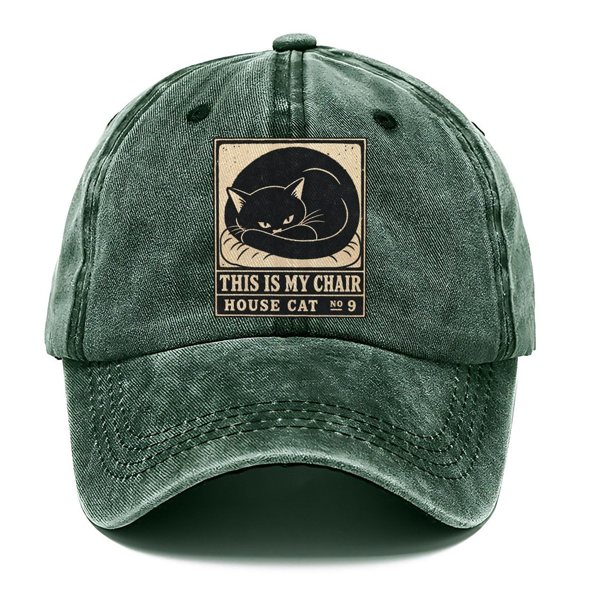 This Is My Chair Neko Says No Classic Cap – Forest Mist