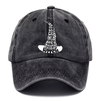 Shouldnt Girl Witch Classic Cap – Graphite