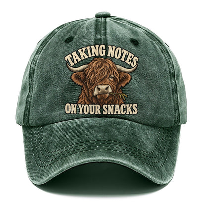 Highland Snack Notes Character Club Classic Cap – Forest Mist