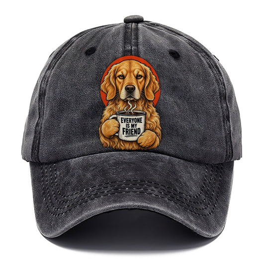 Golden Retriever Mug Truths Classic Cap – Graphite