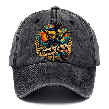 Acoustic Guitar Crest Music Instruments Classic Cap – Graphite