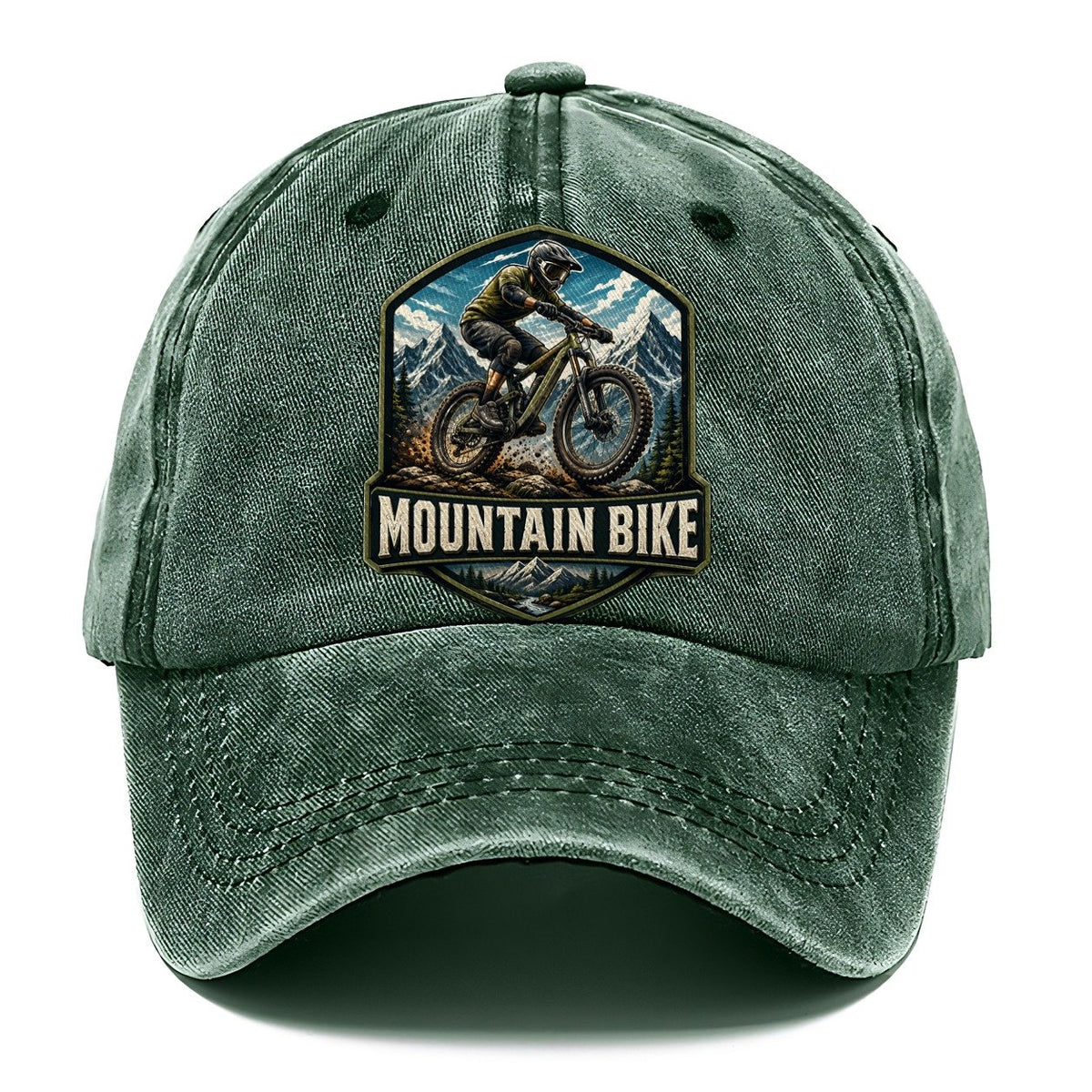 Mountain Bike Rider Classic Cap – Forest Mist