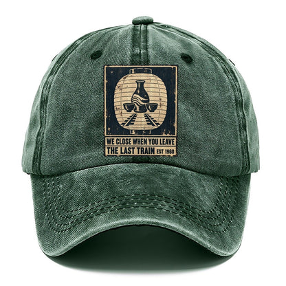 Last Train Bar Izakaya Rules Classic Cap – Forest Mist