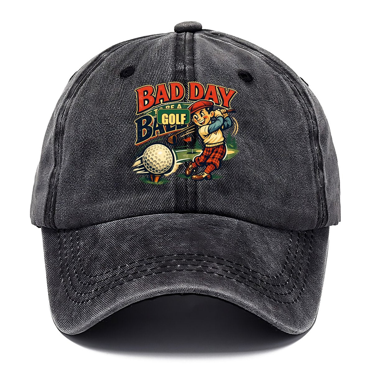 Bad Day To Be A Golf Ball Classic Cap – Graphite