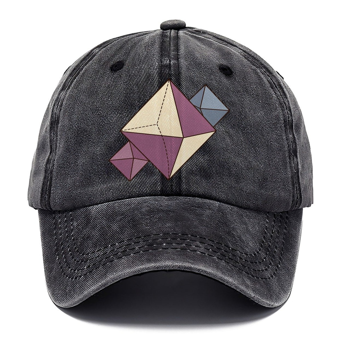 Fluorite Crystal Geometry Rocks And Minerals Classic Cap – Graphite