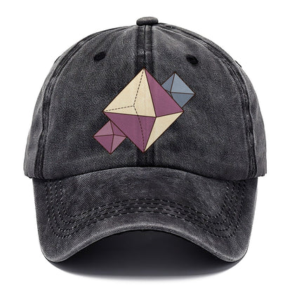 Fluorite Crystal Geometry Rocks And Minerals Classic Cap – Graphite