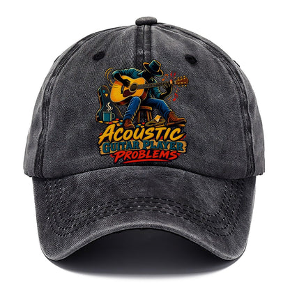 Acoustic Guitar Player Problems Music Instruments Classic Cap – Graphite
