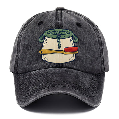 Chalk Bag And Brush Rock Climbing Classic Cap – Graphite