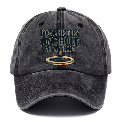 One Hole At A Time Treasure Hunting Classic Cap – Graphite