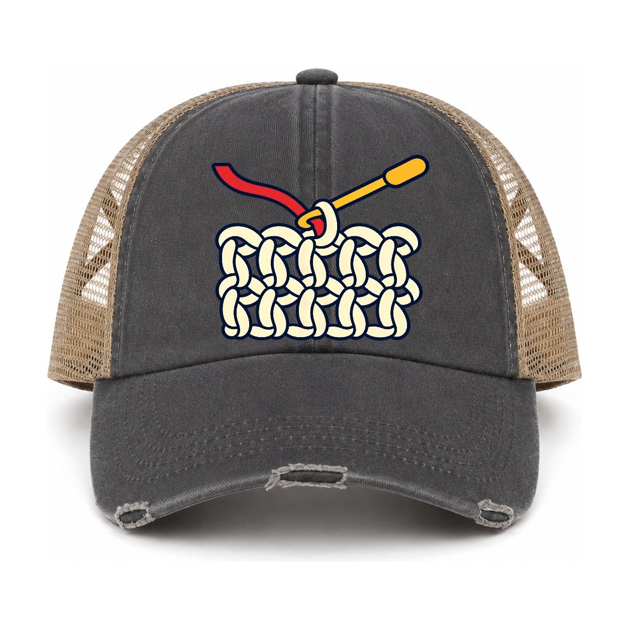 Charcoal-Khaki — front view