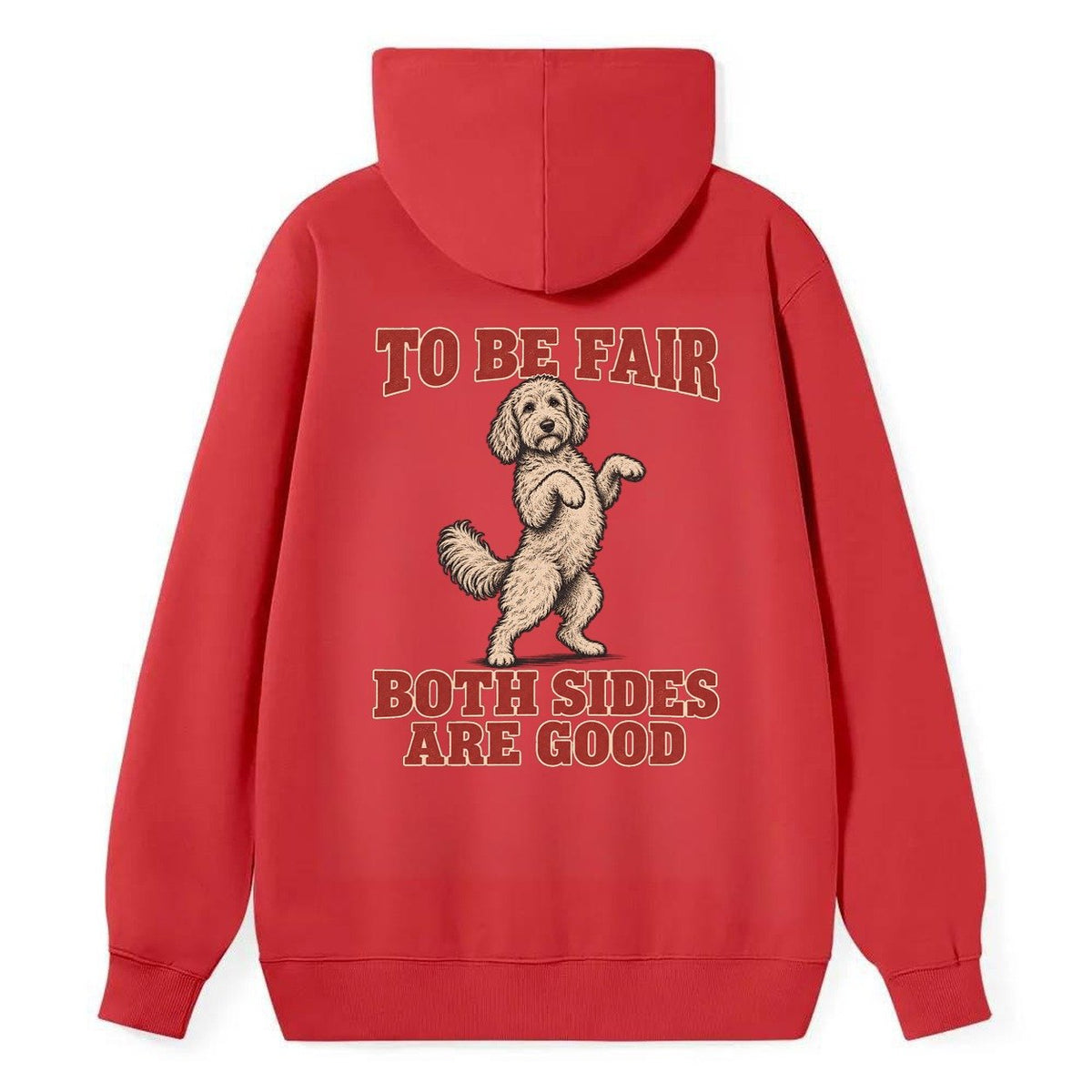 Goldendoodle Dog Declarations Classic Pullover Hoodie – Red