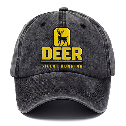 Deer Silent Running Heavy Duty Classic Cap – Graphite