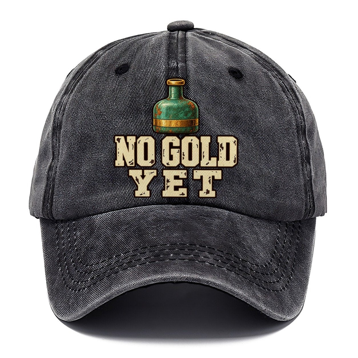No Gold Yet Treasure Hunting Classic Cap – Graphite