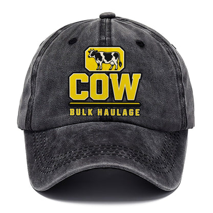 Cow Bulk Haulage Heavy Duty Classic Cap – Graphite