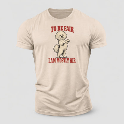 Bichon Frise Dog Declarations Cotton T-Shirt – Sand
