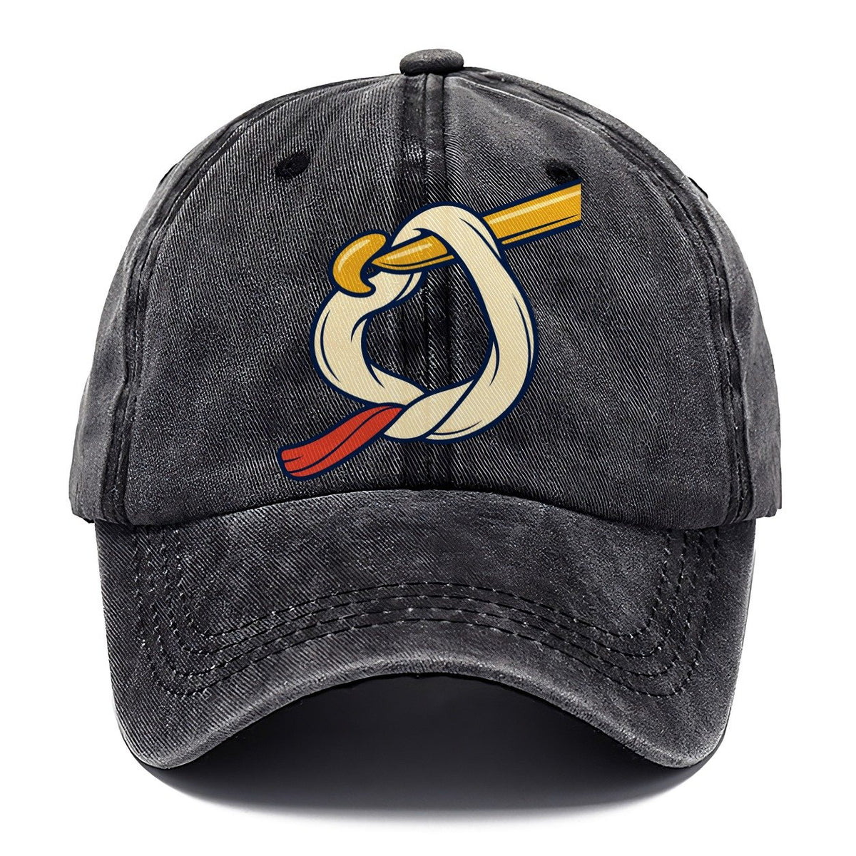 Working Loop Close Up Yarn Crafts Classic Cap – Graphite