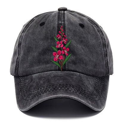 Yukon Fireweed Spike Canada Cultural Icons Classic Cap – Graphite