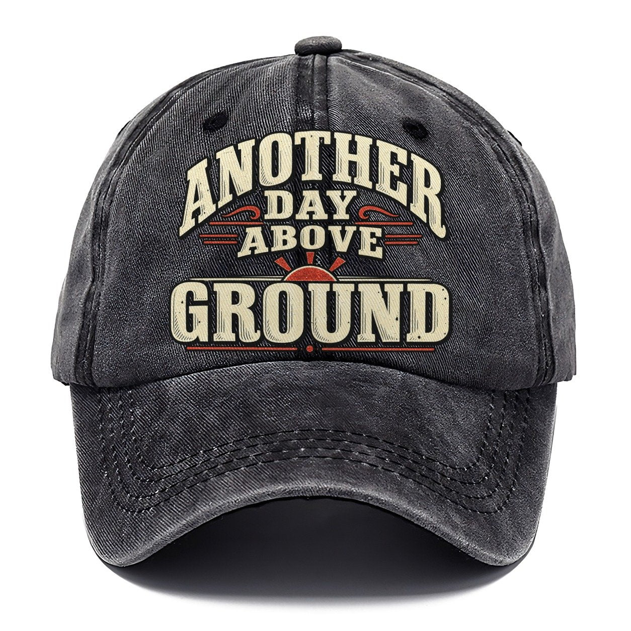 Another Day Above Ground American Wit Classic Cap – Graphite