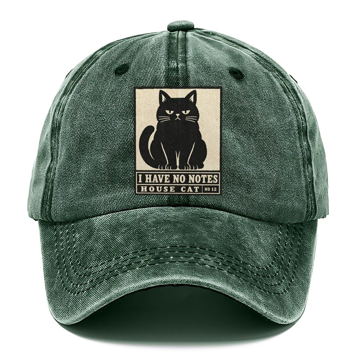 I Have No Notes Neko Says No Classic Cap – Forest Mist