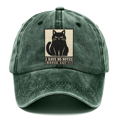 I Have No Notes Neko Says No Classic Cap – Forest Mist