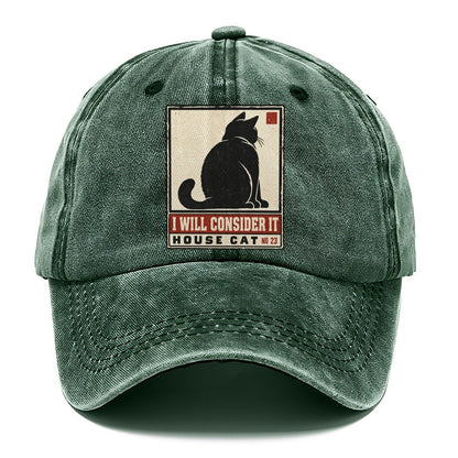 I Will Consider It Neko Says No Classic Cap – Forest Mist
